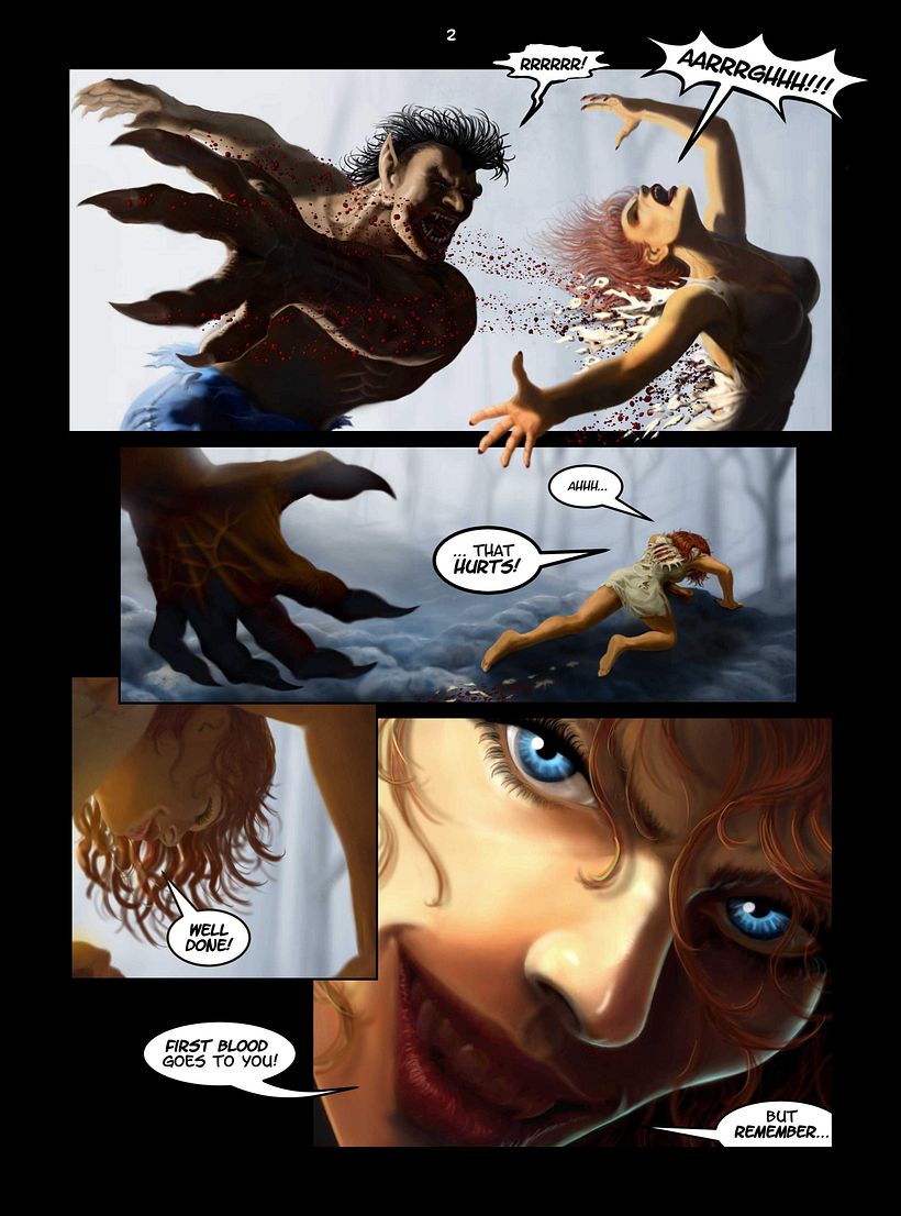 My project in Pencil Drawing for Superhero Comics course 1