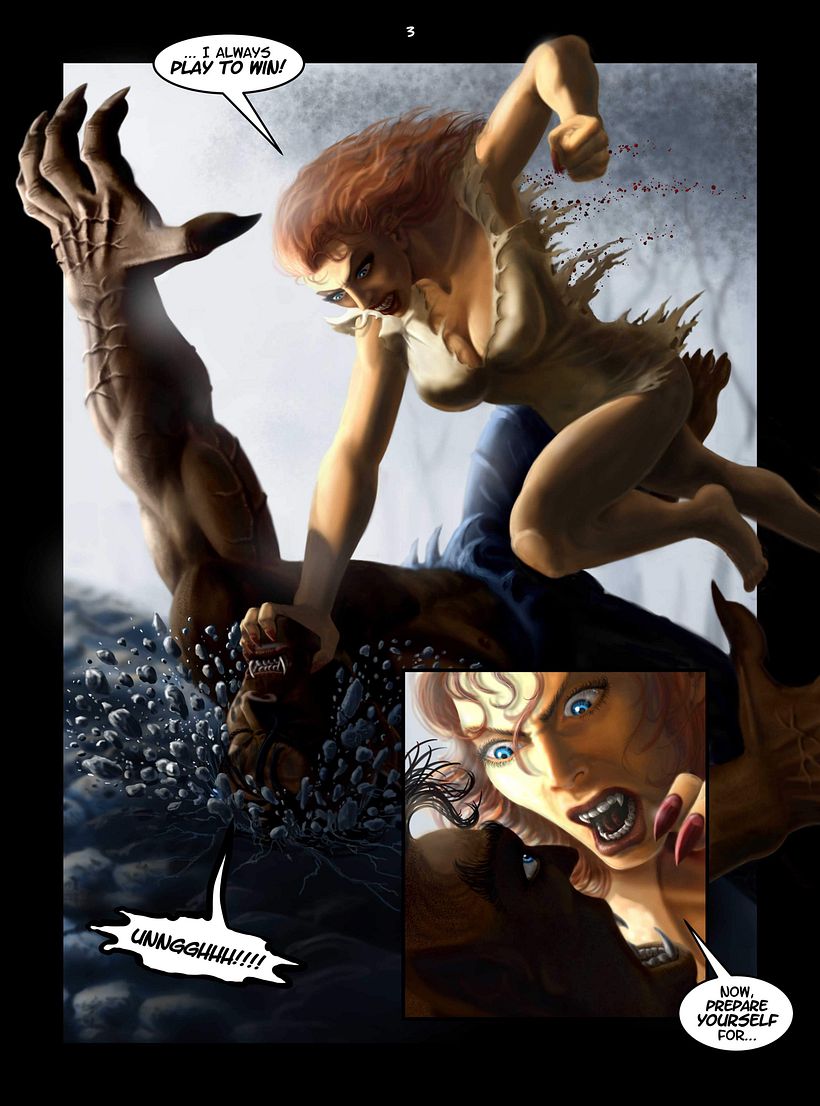 My project in Pencil Drawing for Superhero Comics course 2