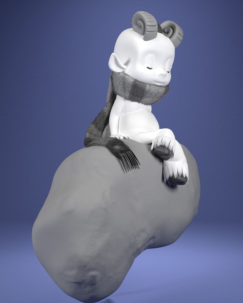 Meu Projeto de Curso: Modelagem Profissional de Personagens de Desenho  Animado 3D | Domestika, image size:820x1024