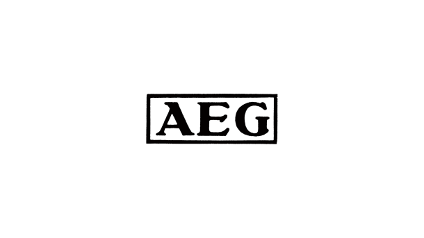 Logo da AEG projetado por Peter Behrens 