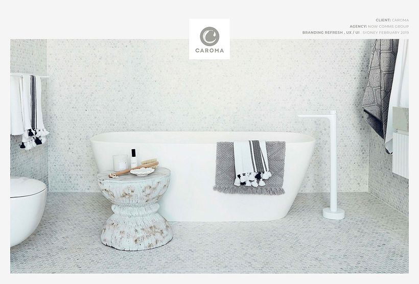 Caroma Australia . Website 0