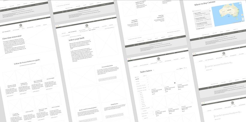 Caroma Australia . Website 3