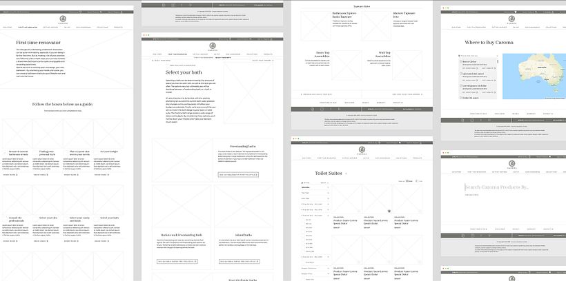Caroma Australia . Website 4