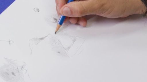 Different examples of warts and freckles