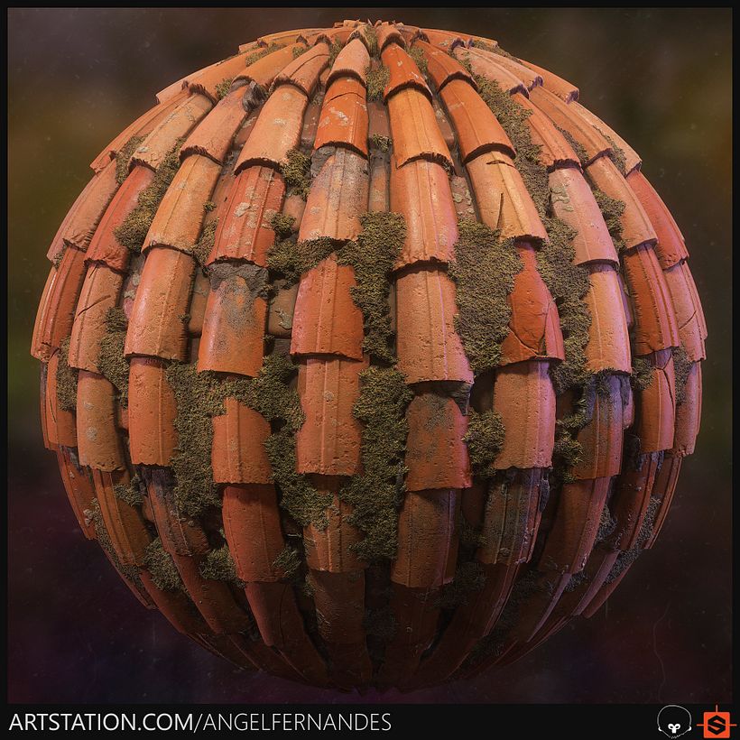 Mossy Roof Material 3