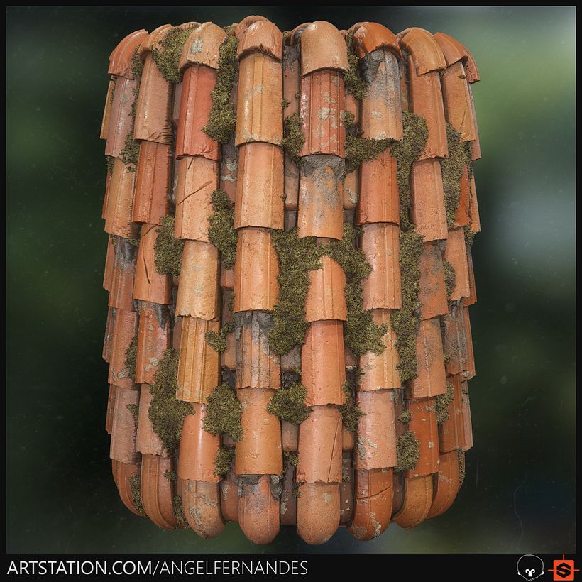 Mossy Roof Material 2