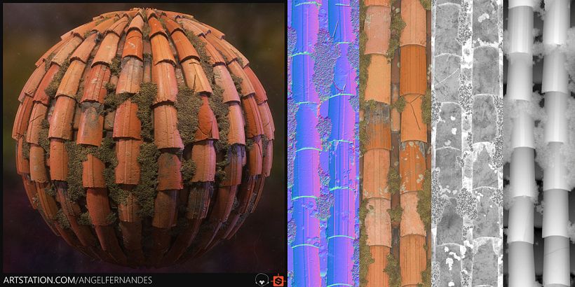 Mossy Roof Material 6