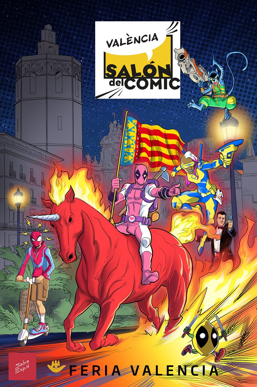 Cartel Salón del Cómic de Valencia