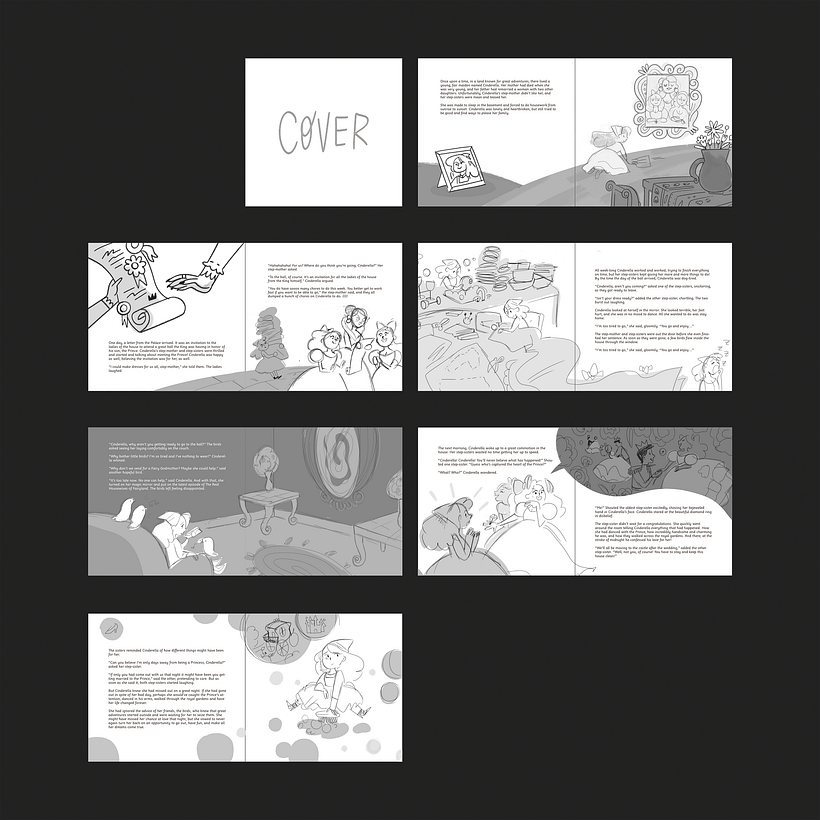 Cinderella - OFF! Neverstarting Tales - Ilustración tradicional