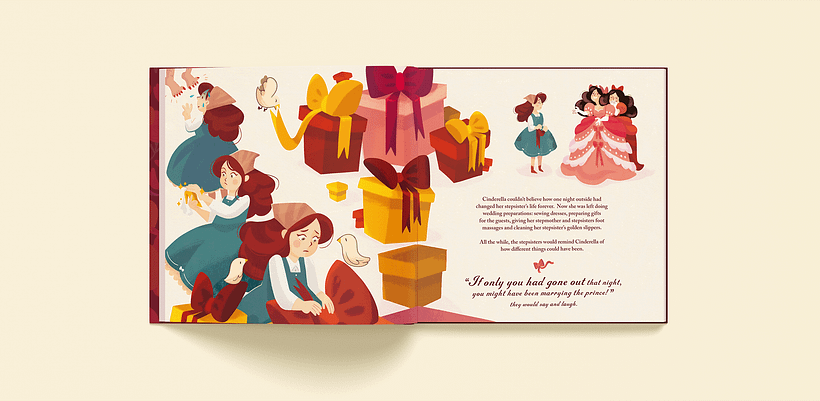 Cinderella - OFF! Neverstarting Tales - Ilustración tradicional