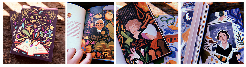 Autores Extraordinários - TAG Livros - Illustrazione tradizionale