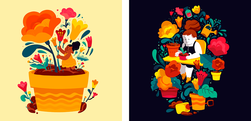 Personal flower illustrations 4