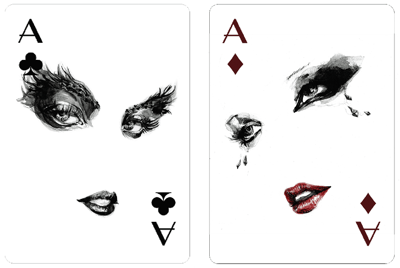 Fashion Playing Cards - Ilustración tradicional