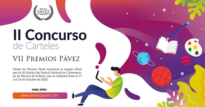 CONCURSO DE CARTELES PREMIOS PÁVEZ - FESTIVAL NACIONAL DE CORTOMETRAJES DE TALAVERA DE LA REINA 1