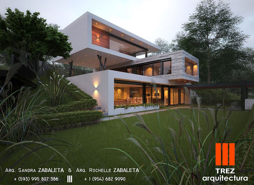 CASA RM I LOJA TREZ_arquitectura III  Arq. Sandra Zabaleta & Arq. Rochelle Zabaleta  DISEÑAMOS Y CONSTRUIMOS PARA TI...
