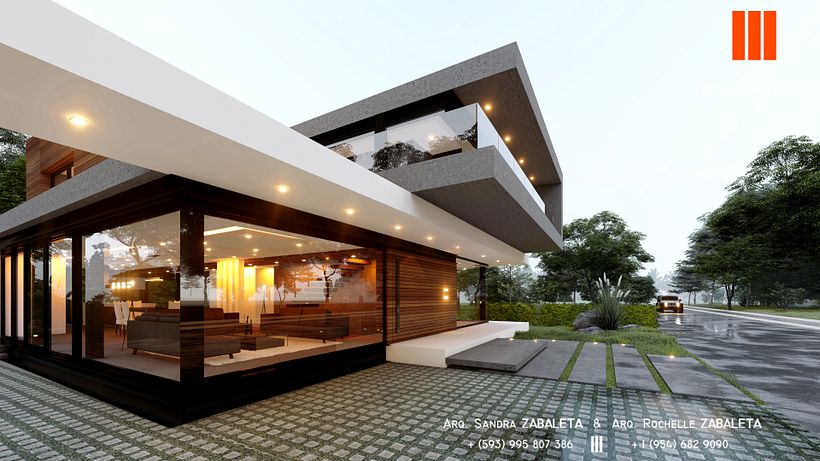 CASA C I GUAYAQUIL TREZ_arquitectura III  Arq. Sandra Zabaleta & Arq. Rochelle Zabaleta  DISEÑAMOS Y CONSTRUIMOS PARA TI...