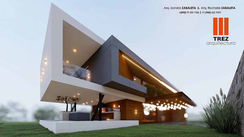 CASA H I QUITO TREZ_arquitectura III  Arq. Sandra Zabaleta & Arq. Rochelle Zabaleta  DISEÑAMOS Y CONSTRUIMOS PARA TI... 