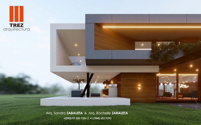 CASA H I QUITO TREZ_arquitectura III  Arq. Sandra Zabaleta & Arq. Rochelle Zabaleta  DISEÑAMOS Y CONSTRUIMOS PARA TI... 