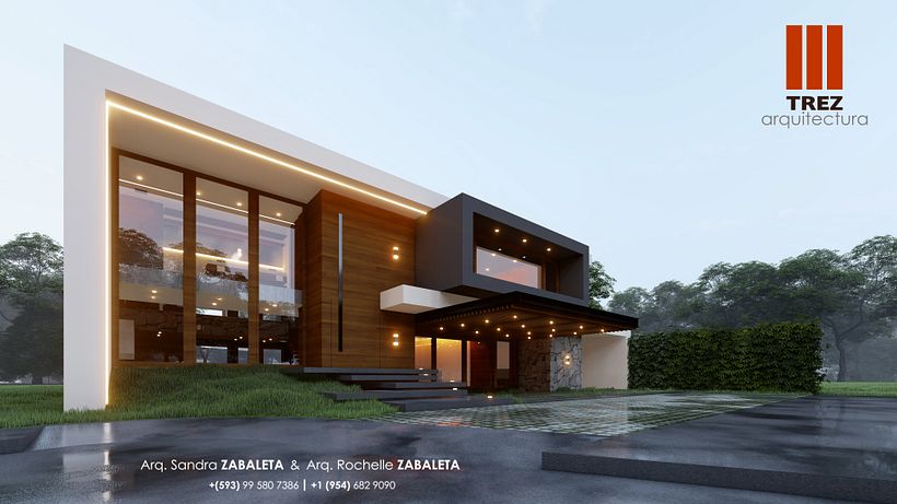 CASA F I CUENCA TREZ_arquitectura III  Arq. Sandra Zabaleta & Arq. Rochelle Zabaleta  DISEÑAMOS Y CONSTRUIMOS PARA TI... 