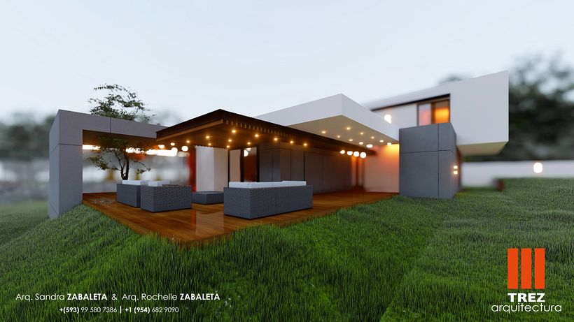 CASA Y I RIOBAMBA TREZ_arquitectura III  Arq. Sandra Zabaleta & Arq. Rochelle Zabaleta  DISEÑAMOS Y CONSTRUIMOS PARA TI... 