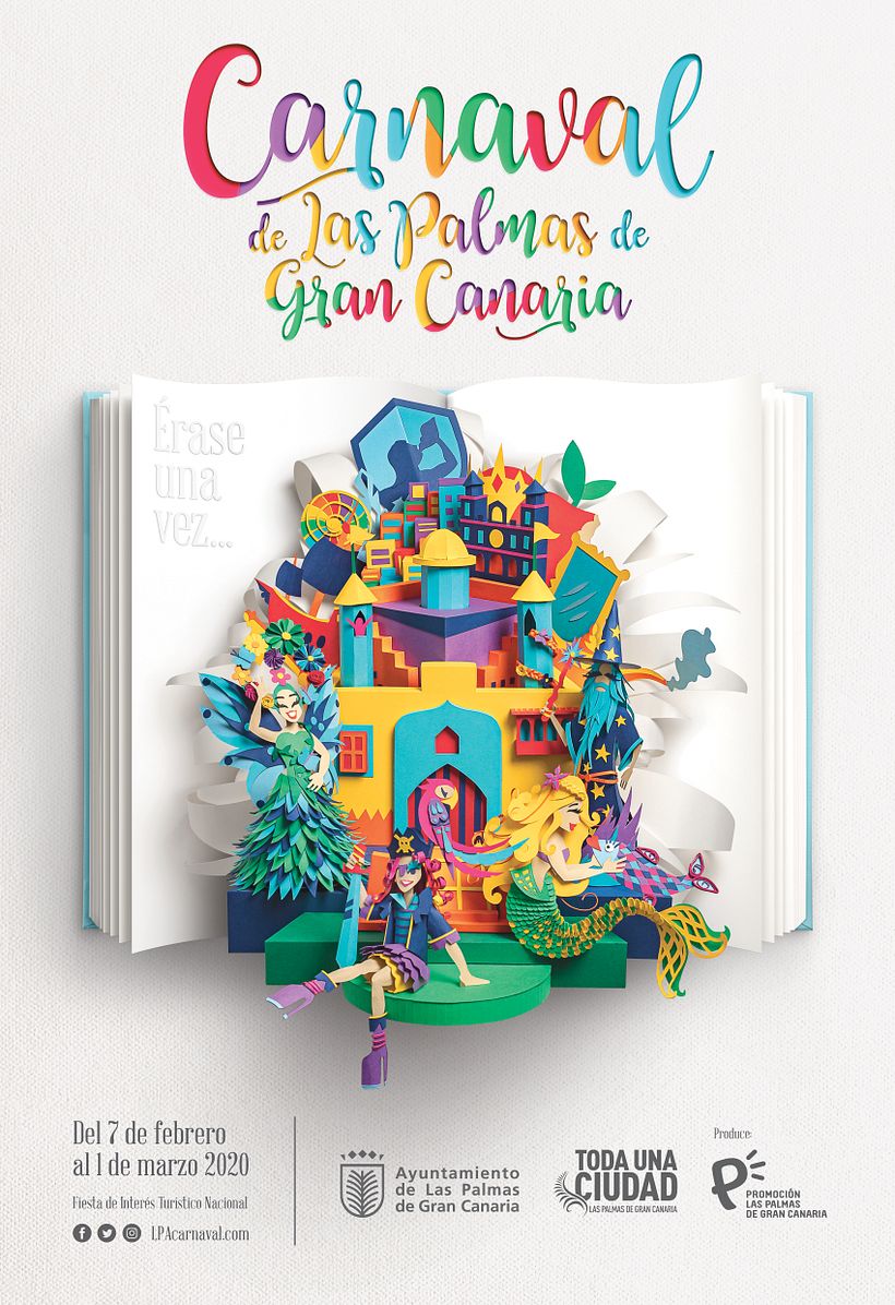 Cartel del Carnaval de Las Palmas de Gran Canaria 2020 1