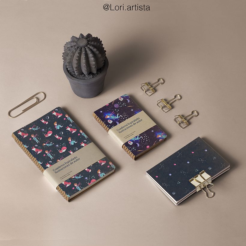 Aplicación de patterns en Cuadernos y libretas