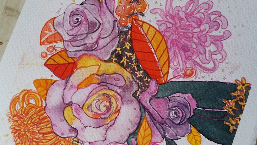 Mi Proyecto del curso: Creación de paletas de color con acuarela - Ilustración tradicional