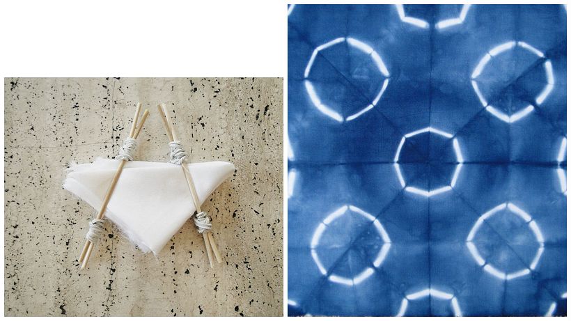 Muestrario de Técnicas Shibori - Diseño