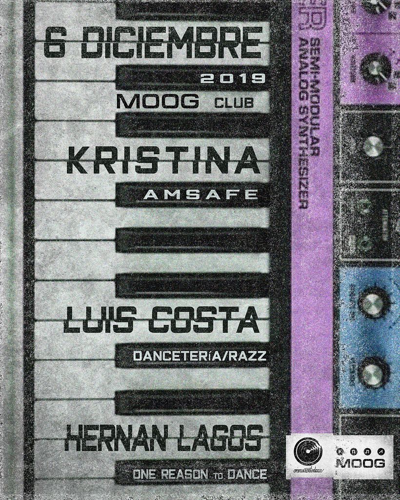 "Moog Club" event poster and web banner -1