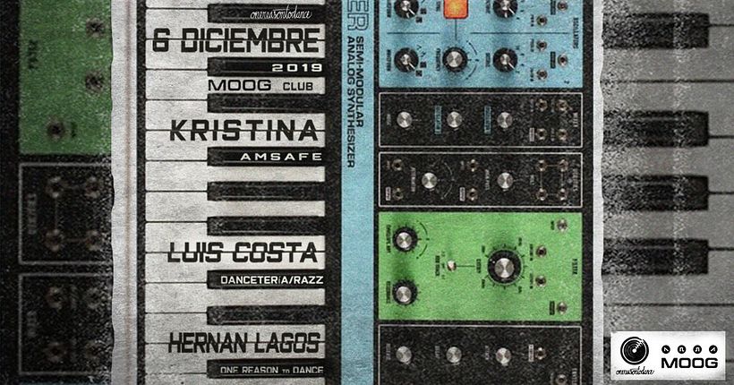 "Moog Club" event poster and web banner 0