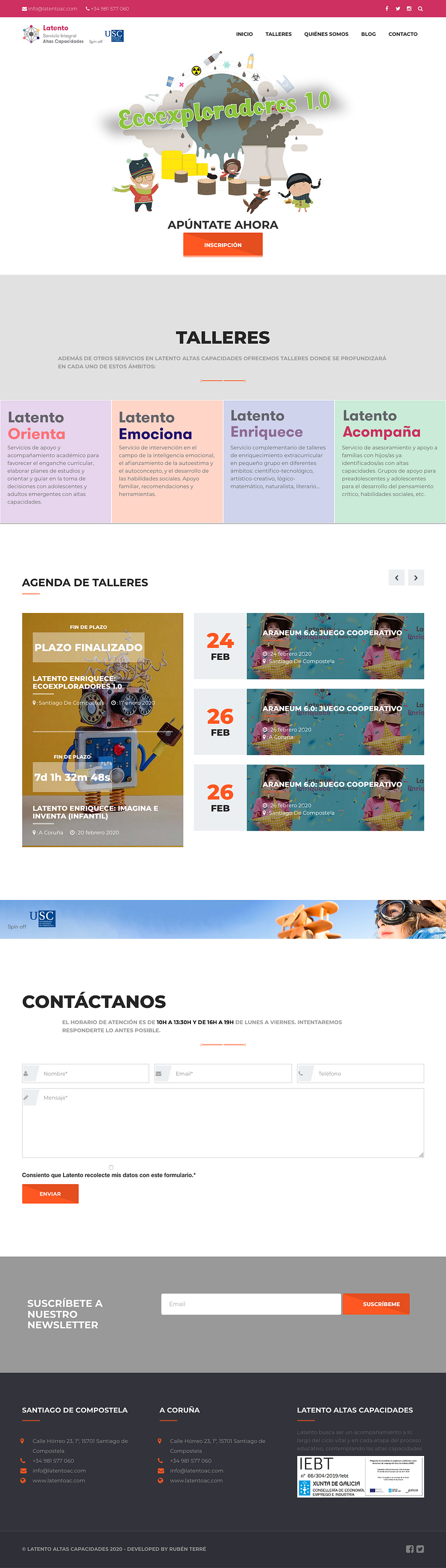 Mi Proyecto del curso: Técnicas de desarrollo web con HTML5 y CSS3 0