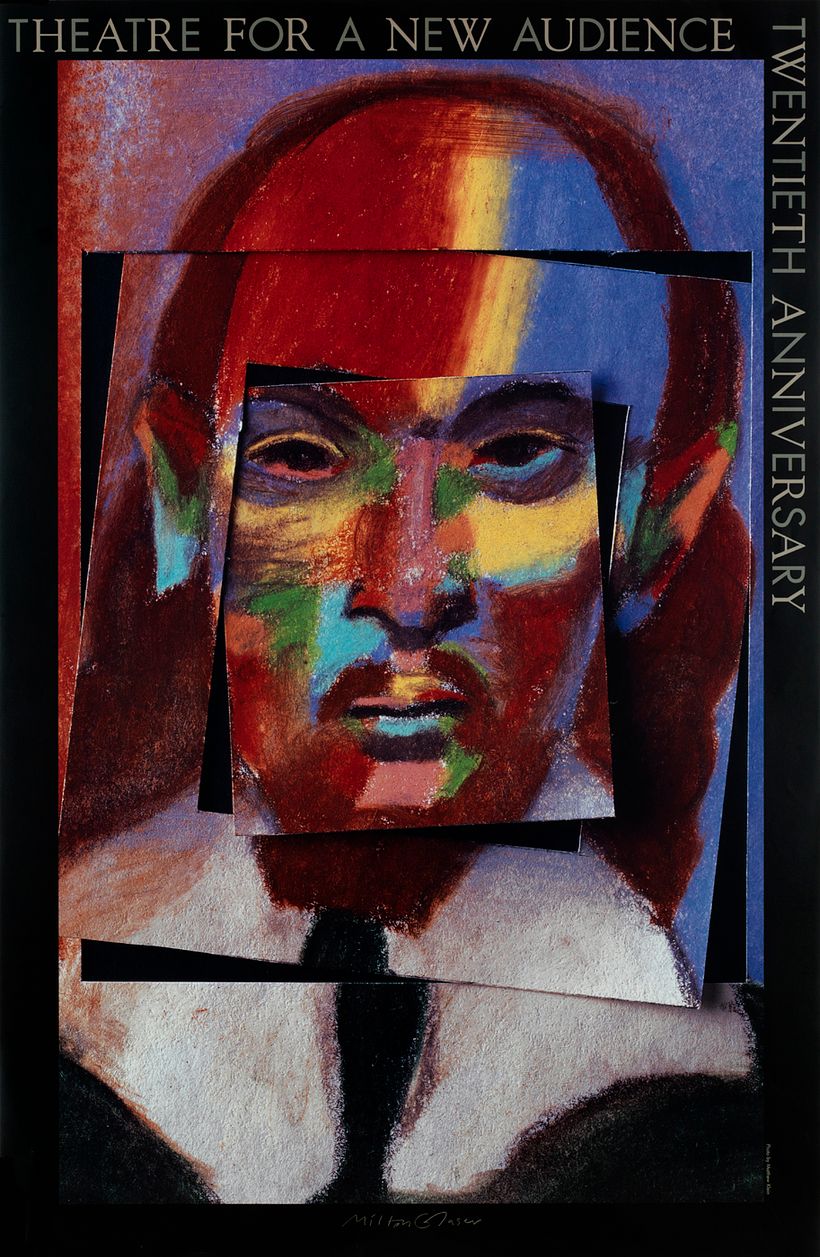 Milton Glaser, 'Theatre for a New Audience 20th Anniversary', 1999.