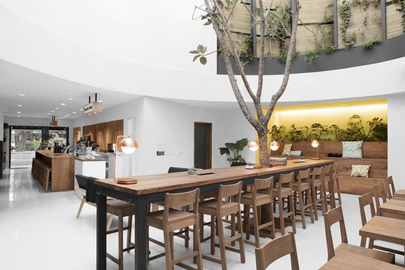 coffee shop designed by Futura