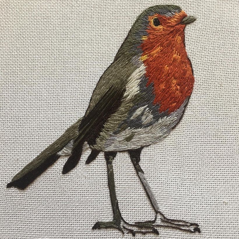 My project in Painting with Thread: Textile Illustration Techniques course 0