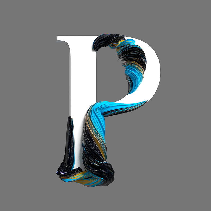 Abstract Alphabet 15