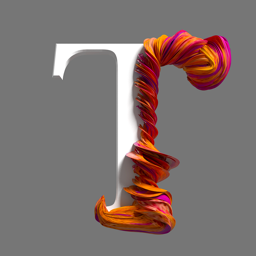 Abstract Alphabet 19