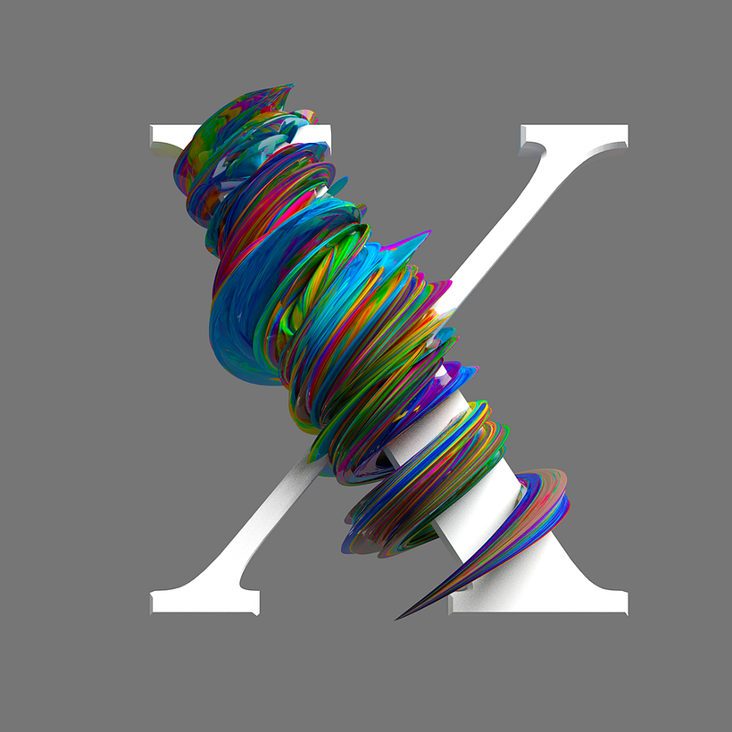 Abstract Alphabet 23