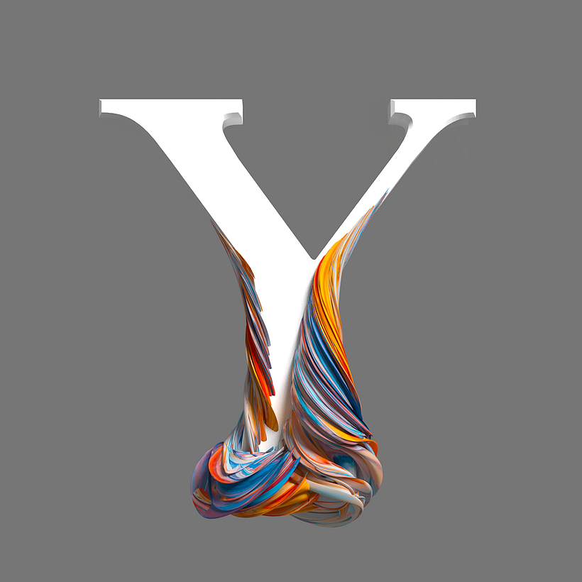 Abstract Alphabet 24