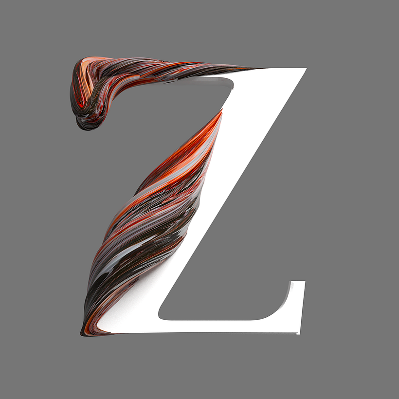 Abstract Alphabet 25