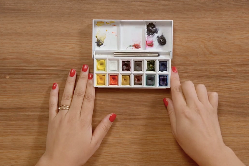 Materiais: kit básico para ilustração botânica 4