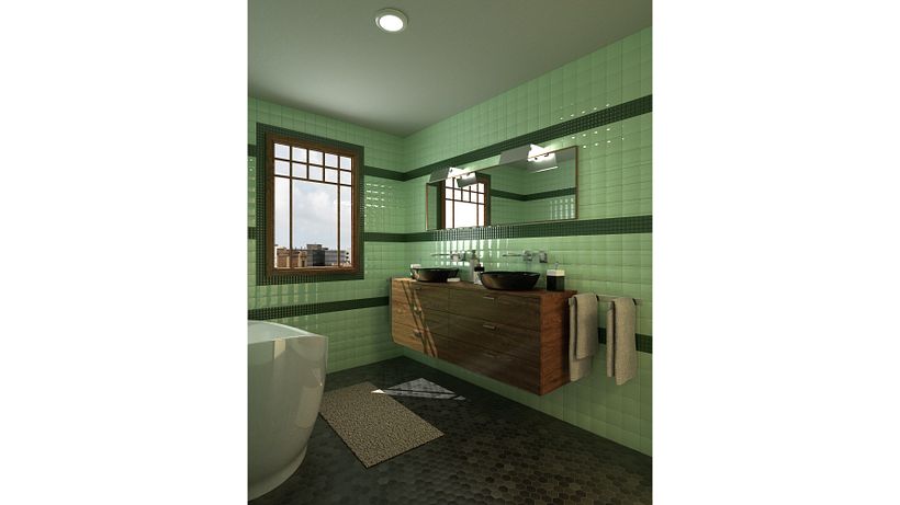 Reforma Baño, still y animación 4