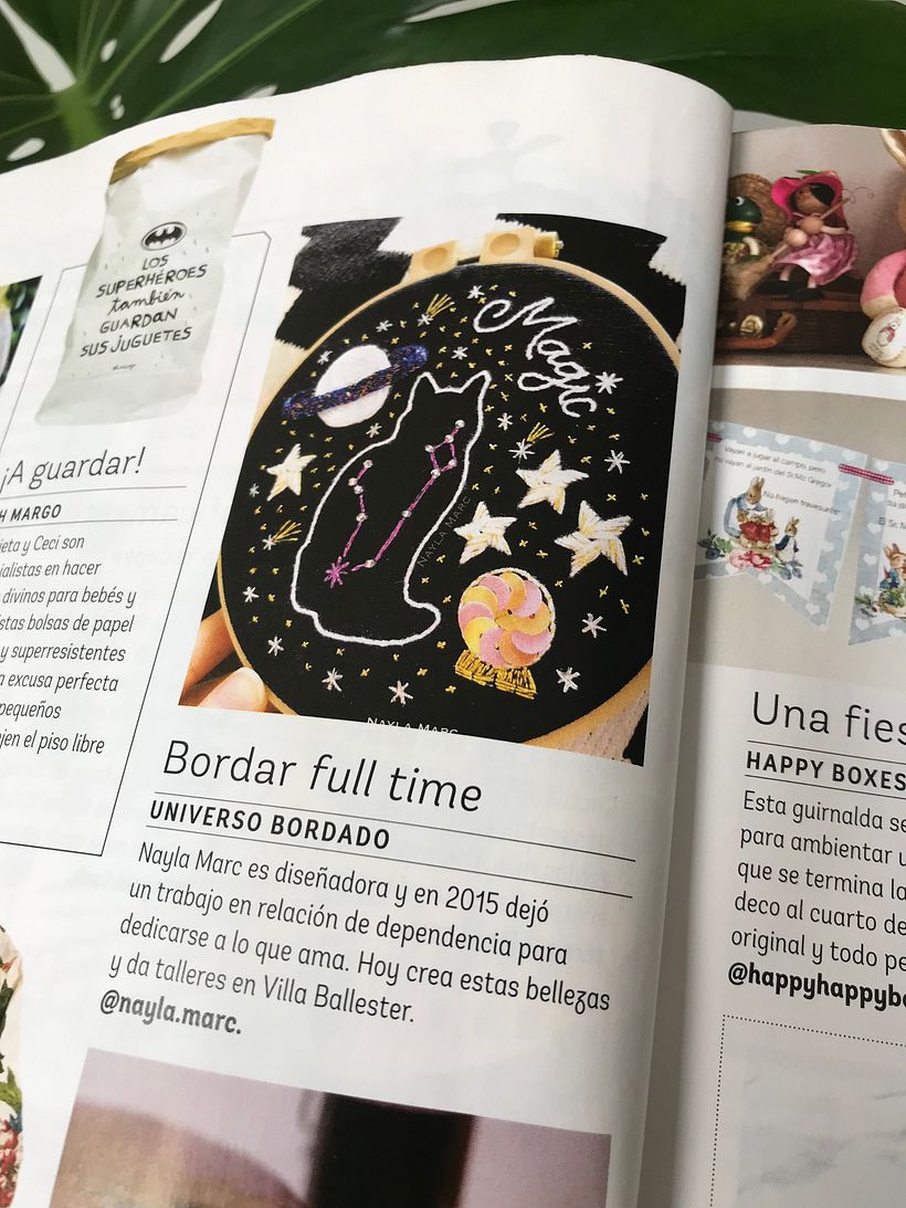 Este bordado fué publicado en la revista argentina OHLALA
