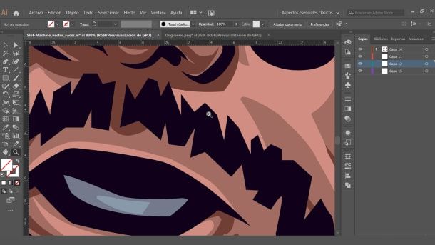 A vector image won't pixelate when resizing...