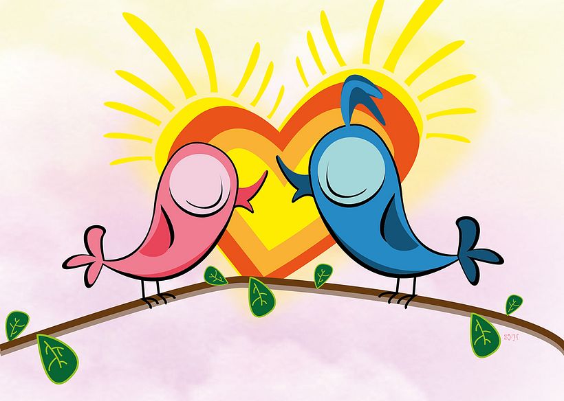 Ilustraciones en trazo simple a color 2