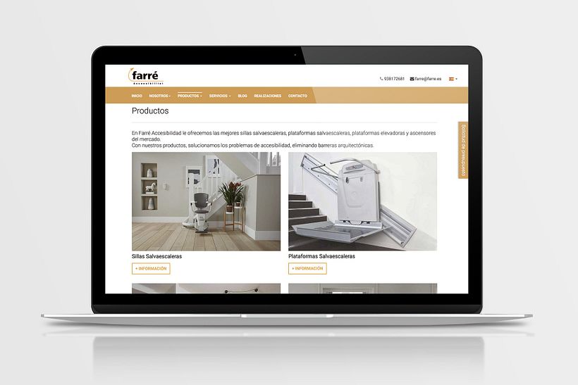 Diseño Web Farré Accessibilitat 3