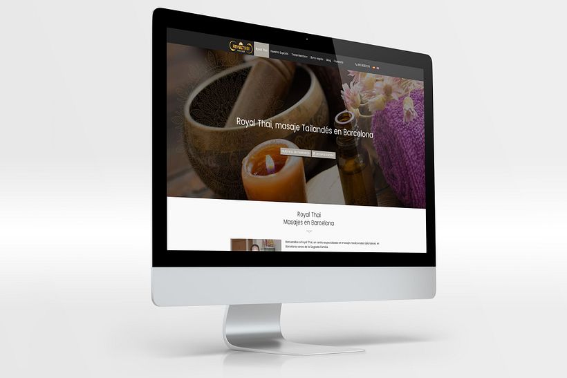 Diseño Web Royal Thai 2