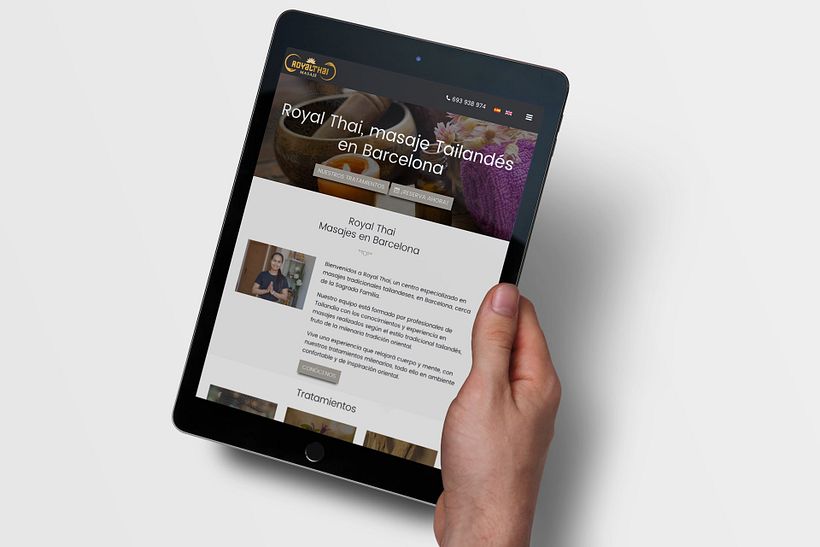 Diseño Web Royal Thai 6