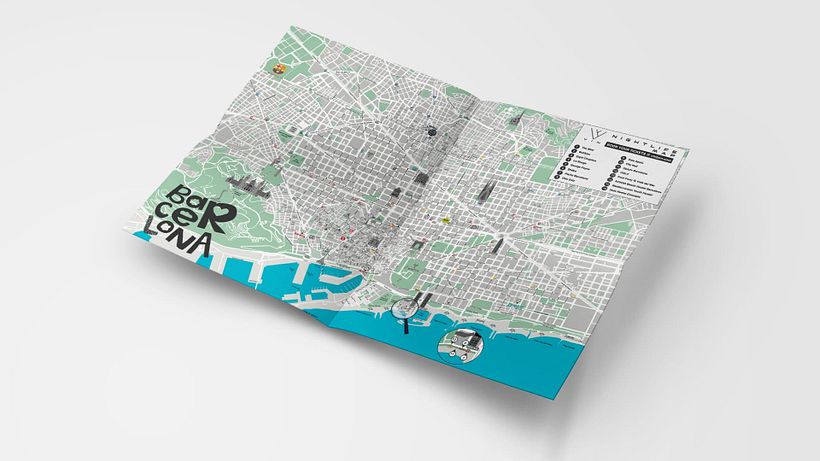 Party Tour Map Barcelona 2