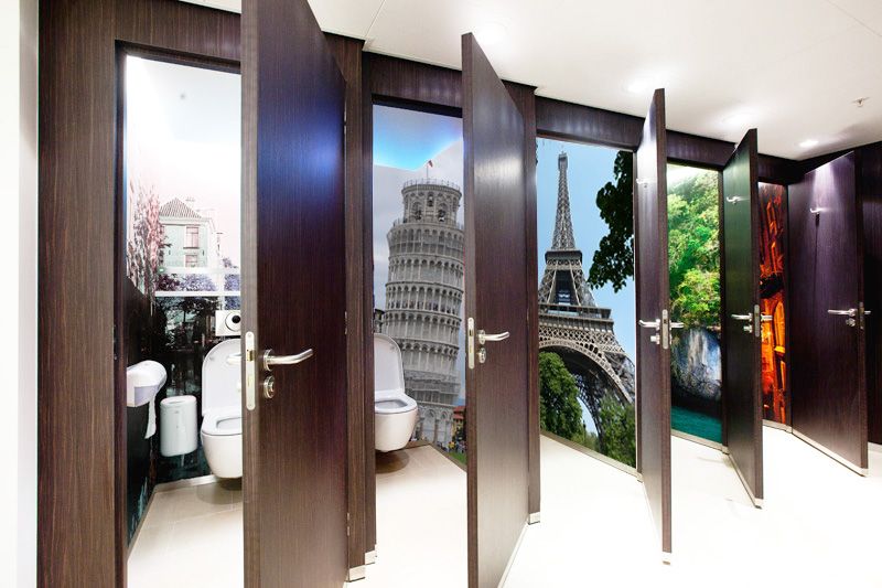 Propuesta Decoración baño con fotomurales