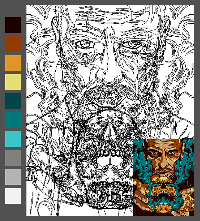 Black Sails | Ilustración Vectorial - Ilustración tradicional